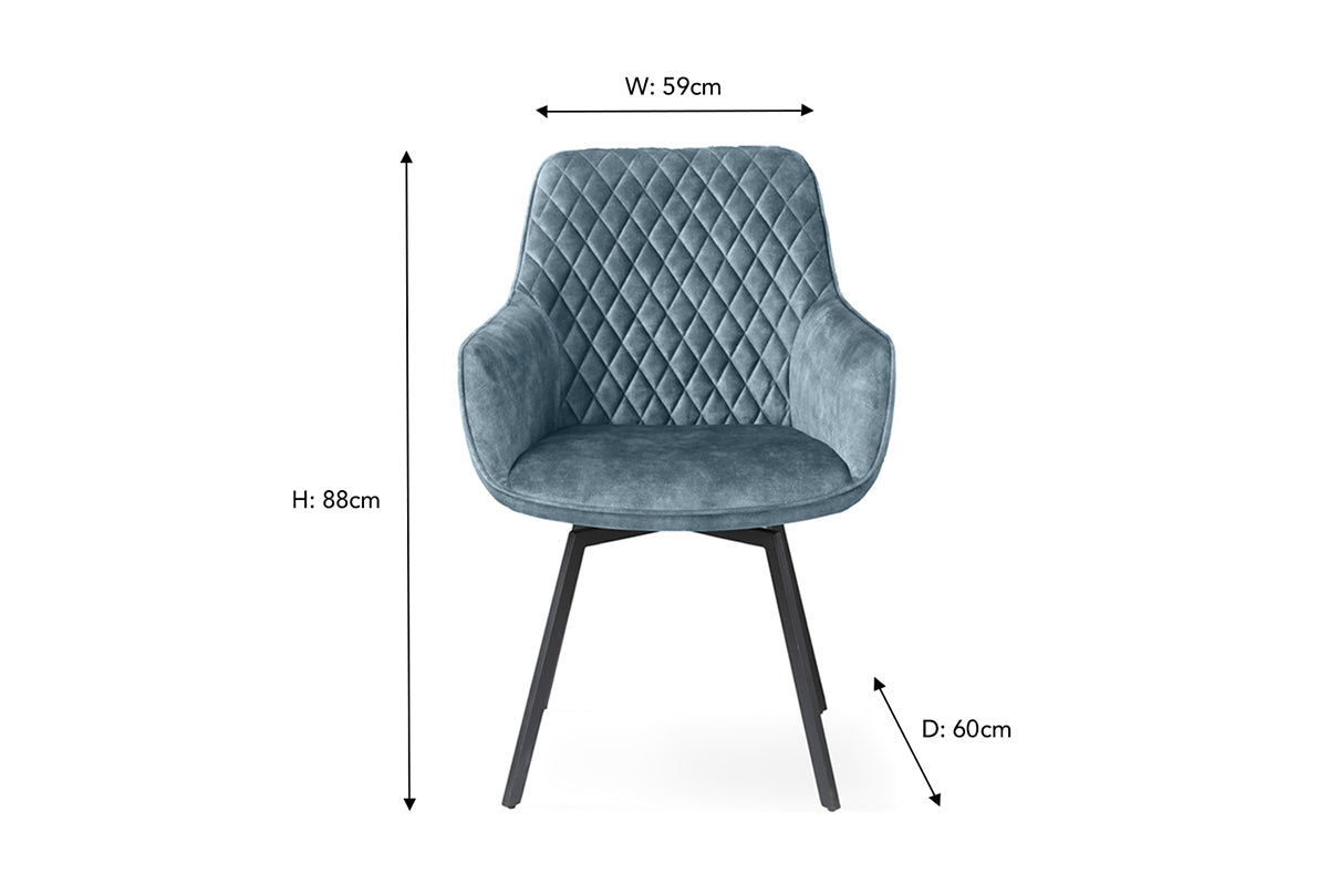 Celine Dining Chair | Velvet | Colour Options