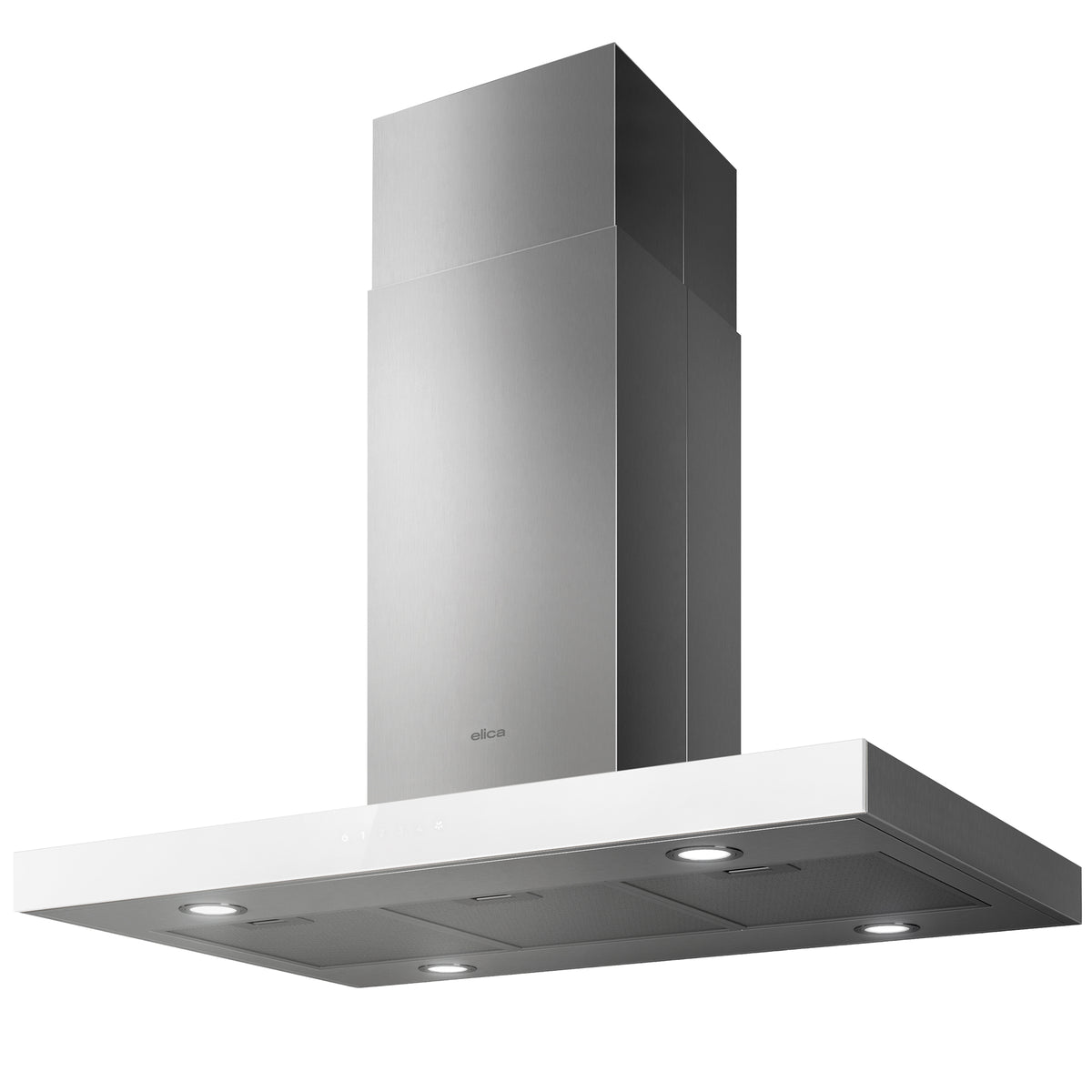 Elica 90cm Joy Island Hood | JOYISLWHIXA90 | White Stainless Steel