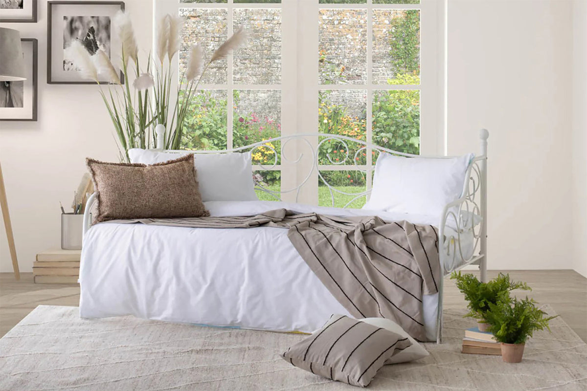 Kathrine Day Bed | Single | 3ft | White