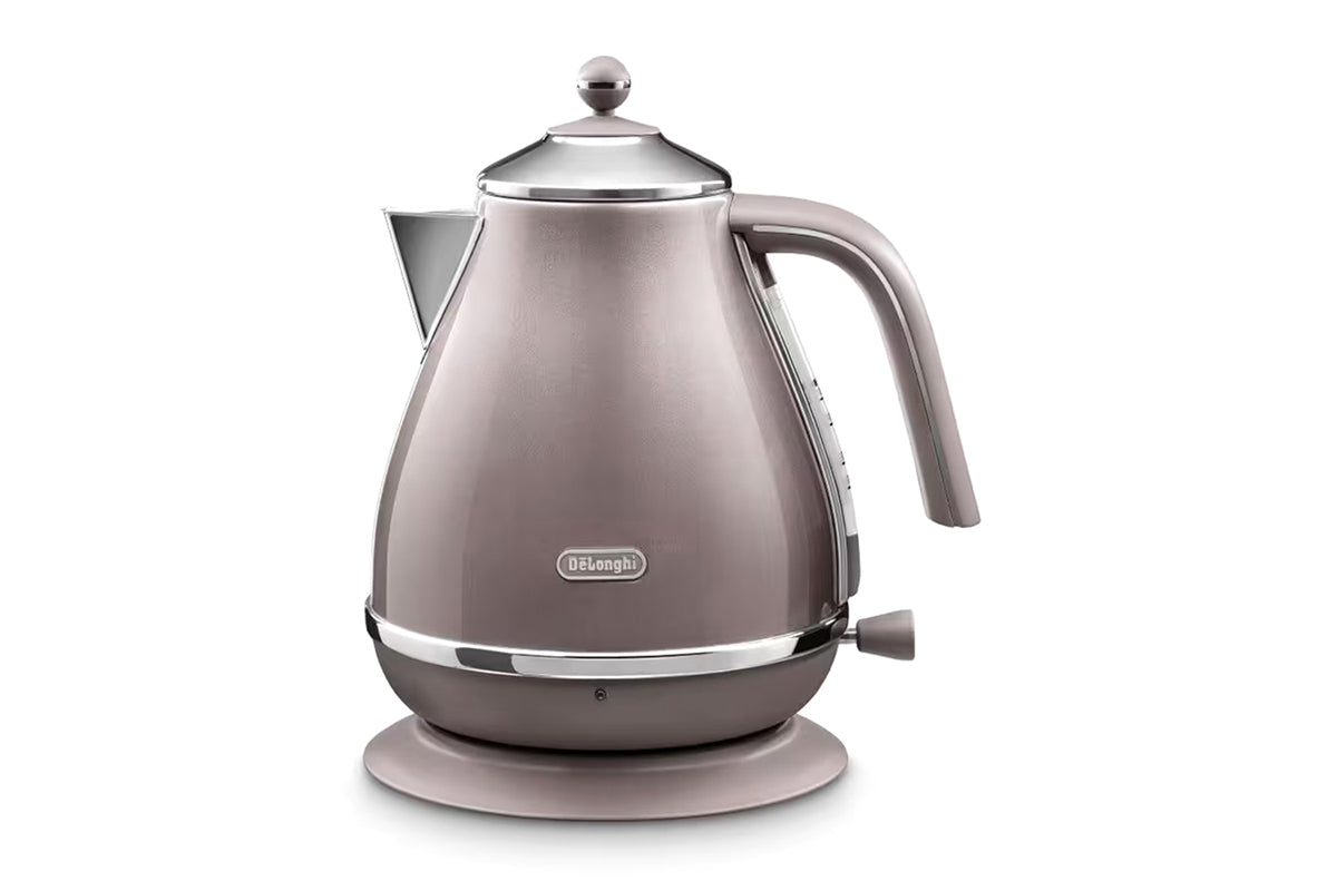 DeLonghi Icona Metallics 1.7L Electric Kettle | KBOT3001.PK | Pink