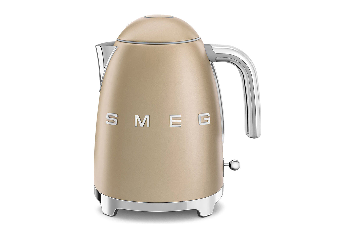 Smeg 1.7L 50's Style Electric Kettle | KLF03CHMUK | Champagne