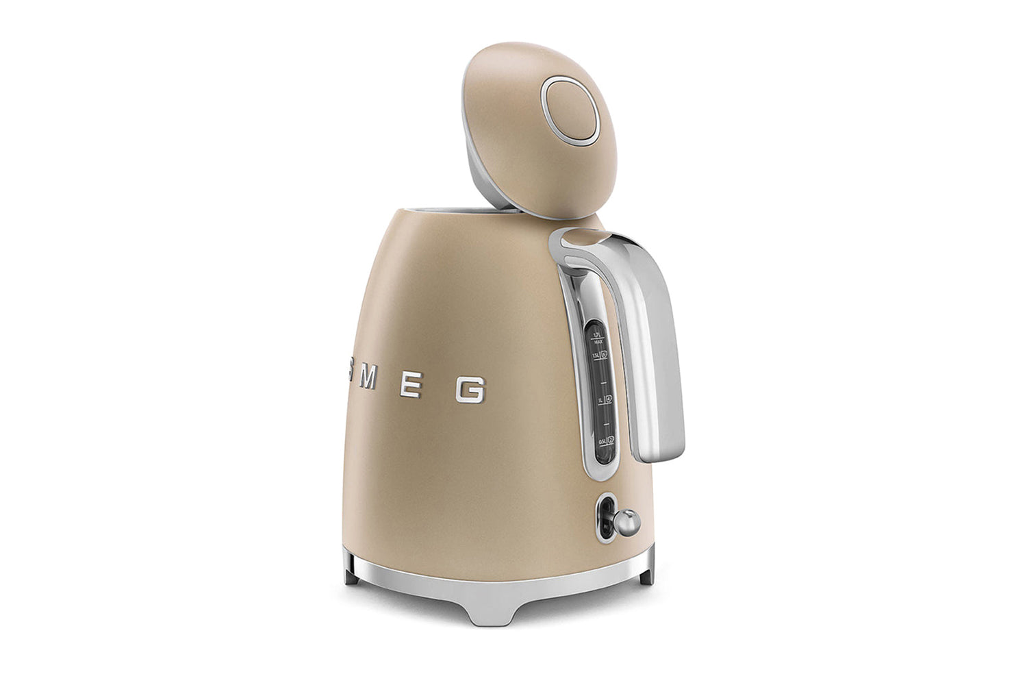 Smeg 1.7L 50's Style Electric Kettle | KLF03CHMUK | Champagne