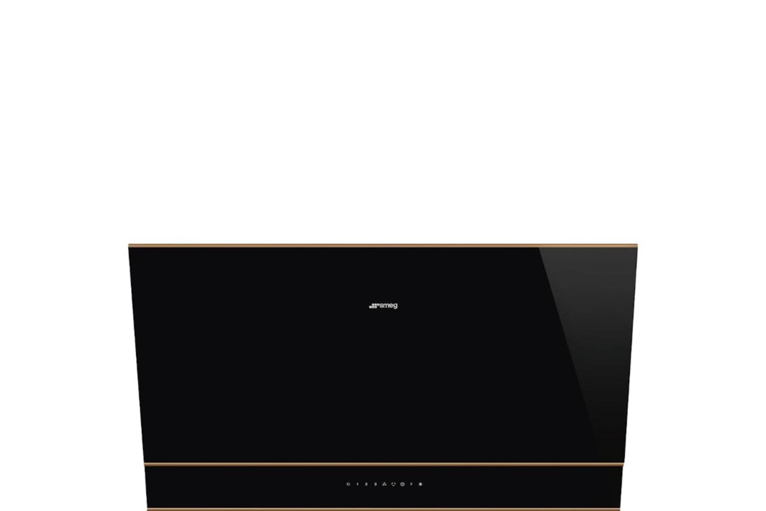 Smeg 90cm Decorative Chimney Cooker Hood | KV69R4 | Black