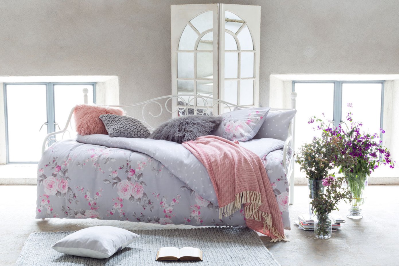 Kathrine Day Bed | Single | 3ft | White