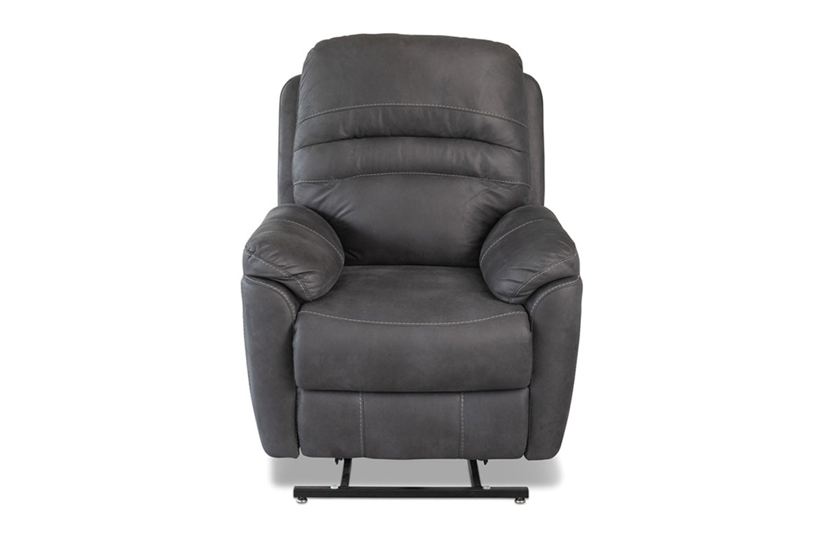 Latie Armchair | Tilt and Lift | Power Recliner | Fabric | Charcoal