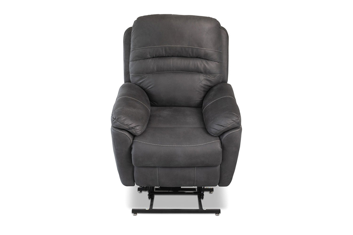 Latie Armchair | Tilt and Lift | Power Recliner | Fabric | Charcoal