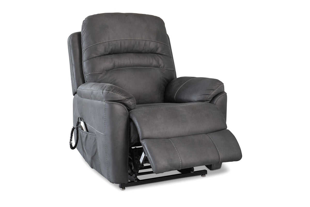 Latie Armchair | Tilt and Lift | Power Recliner | Fabric | Charcoal