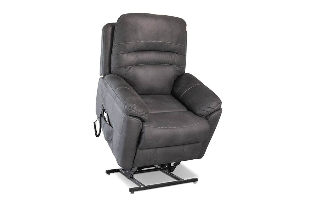 Latie Armchair | Tilt and Lift | Power Recliner | Fabric | Charcoal