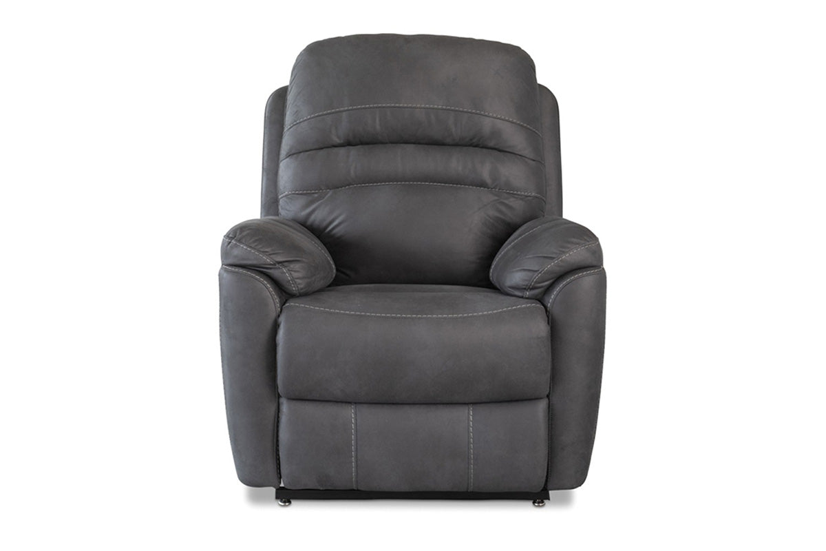 Latie Armchair | Tilt and Lift | Power Recliner | Fabric | Charcoal