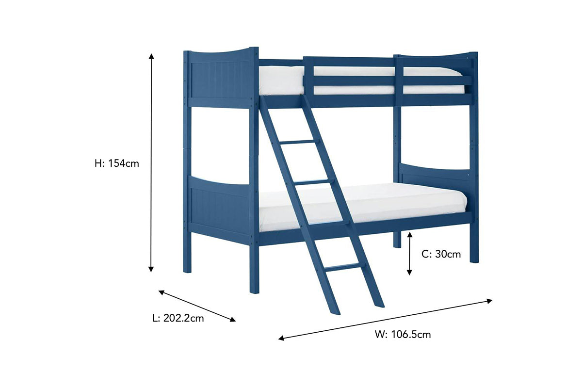 Laurel Bunk Bed | Teal