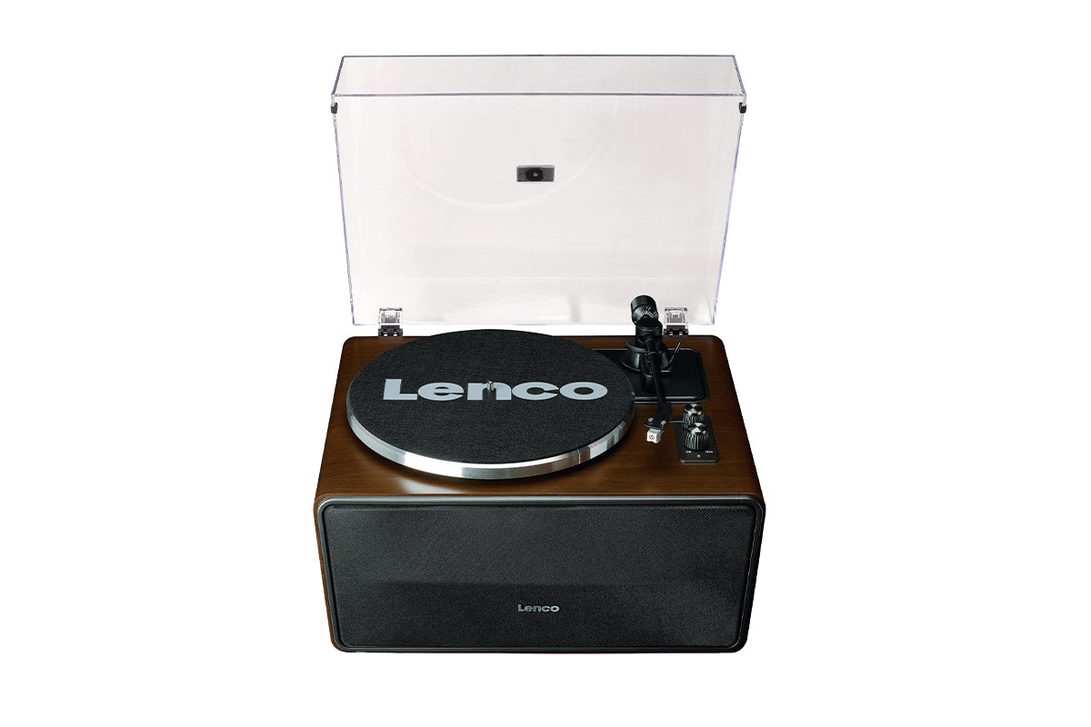 Lenco LS-470WA Turntable And Speaker System | Walnut | 70 Watt