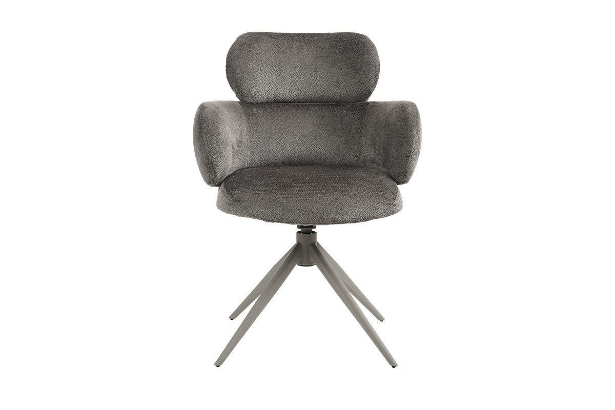 Vera Dining Chair | Swivel | Mocha