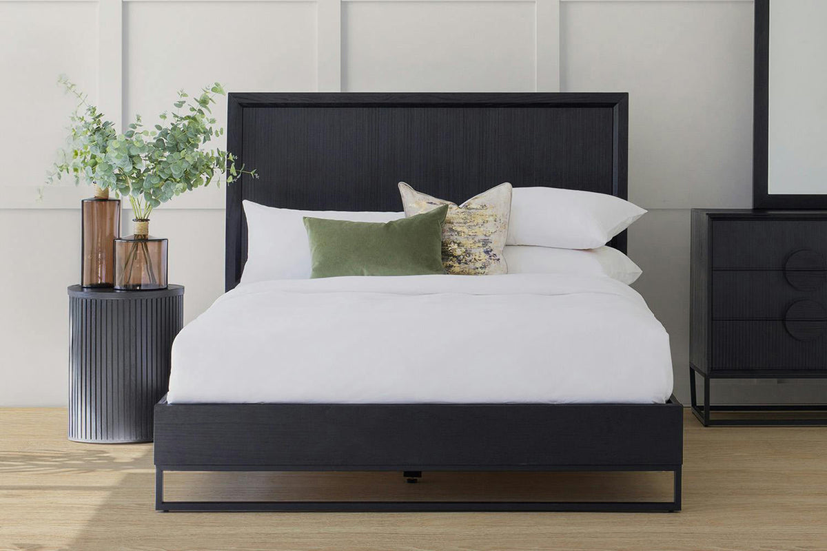 Teca Bed Frame | King | 5ft | Black