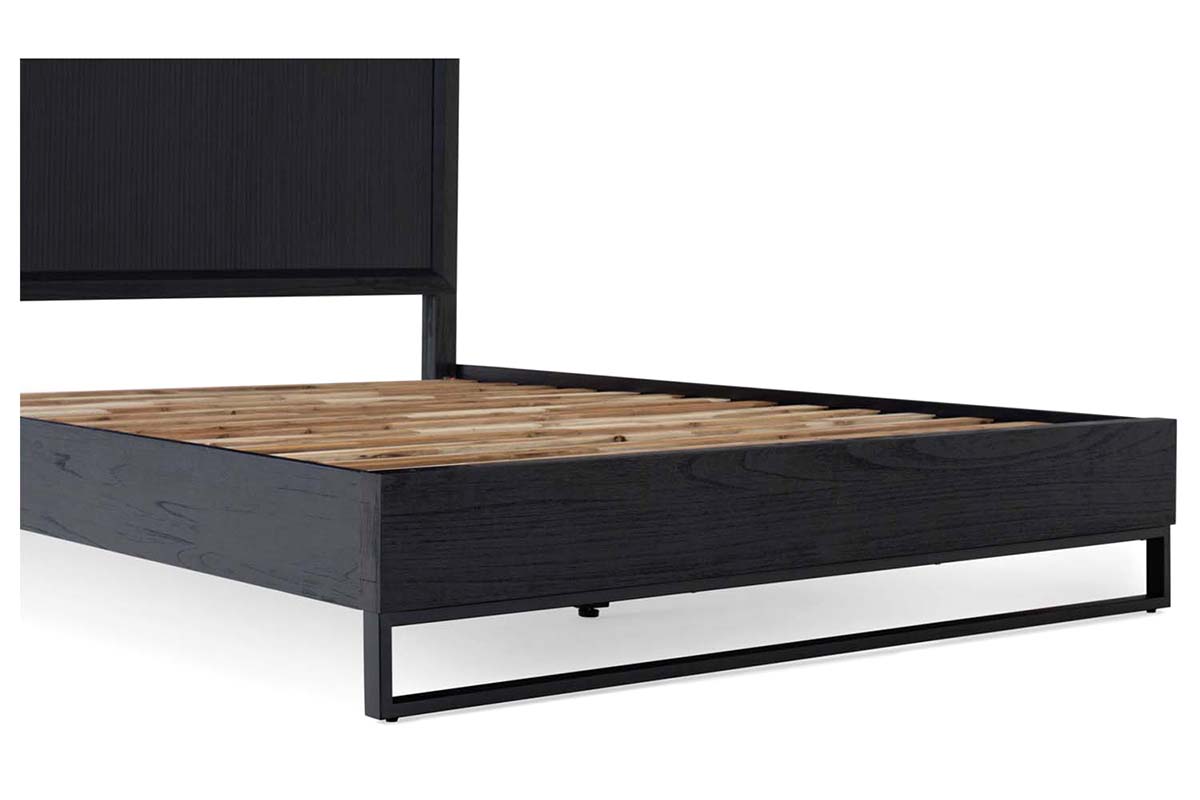 Teca Bed Frame | Super King | 6ft | Black