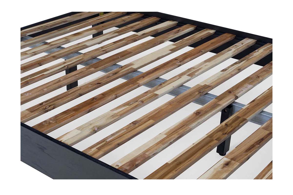 Teca Bed Frame | Super King | 6ft | Black
