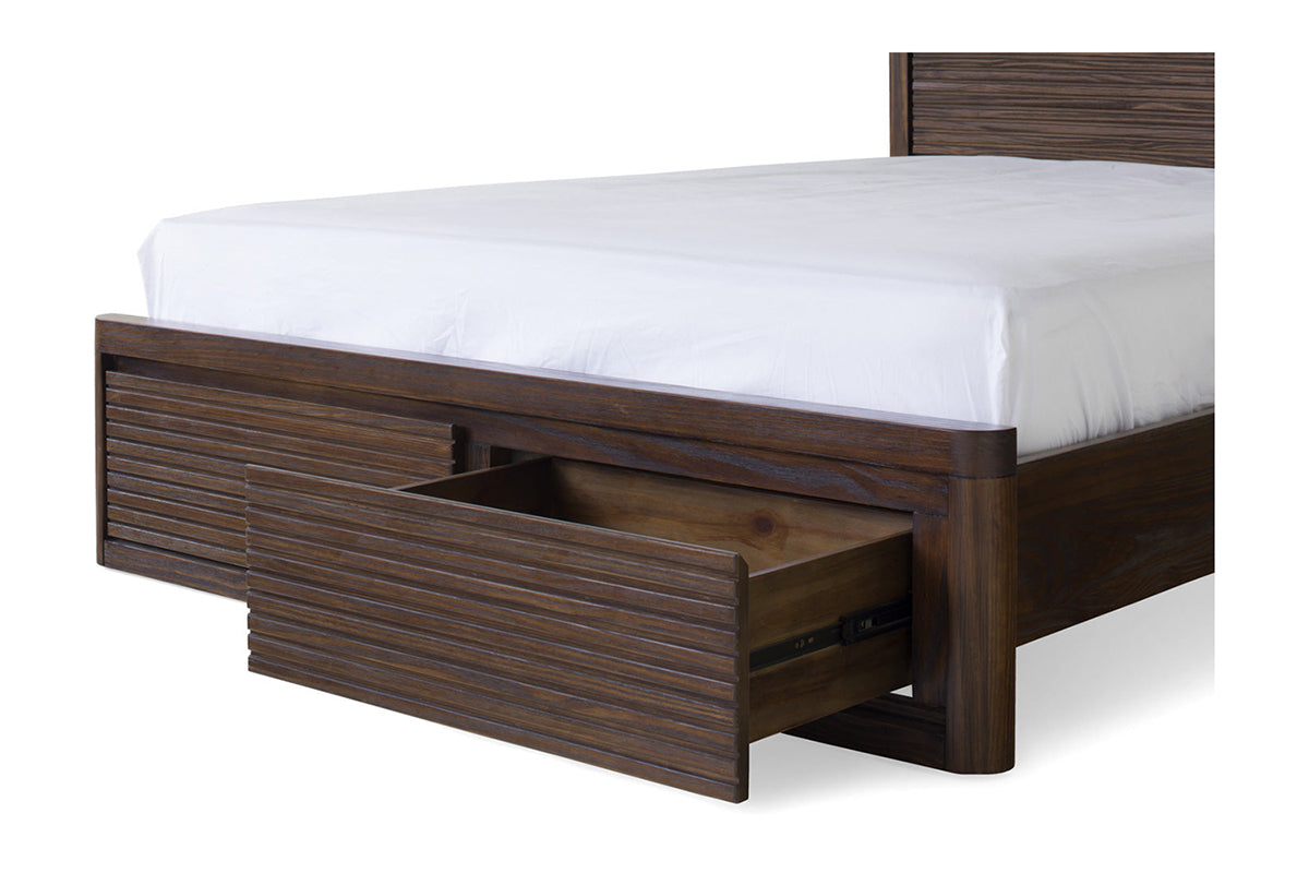 Brunswick Storage Bed Frame | King | 5ft | Deep Brown