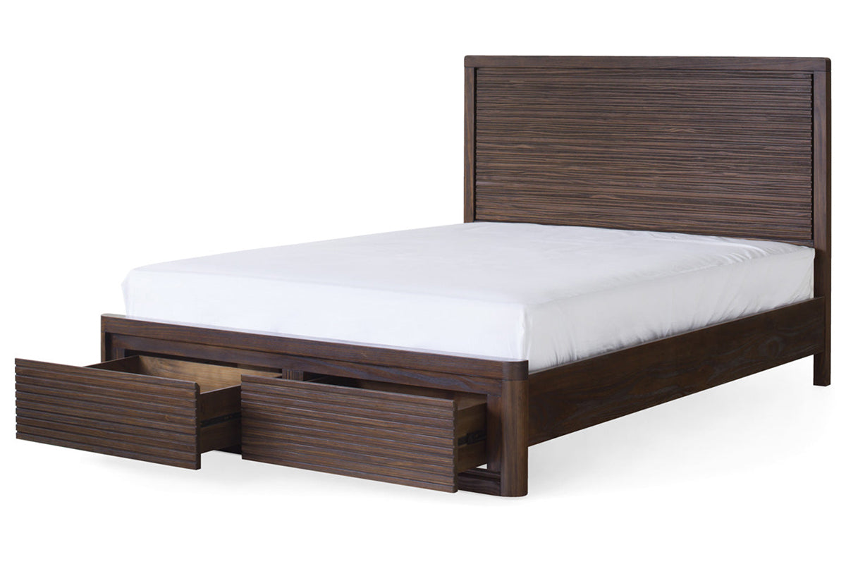 Brunswick Storage Bed Frame | King | 5ft | Deep Brown