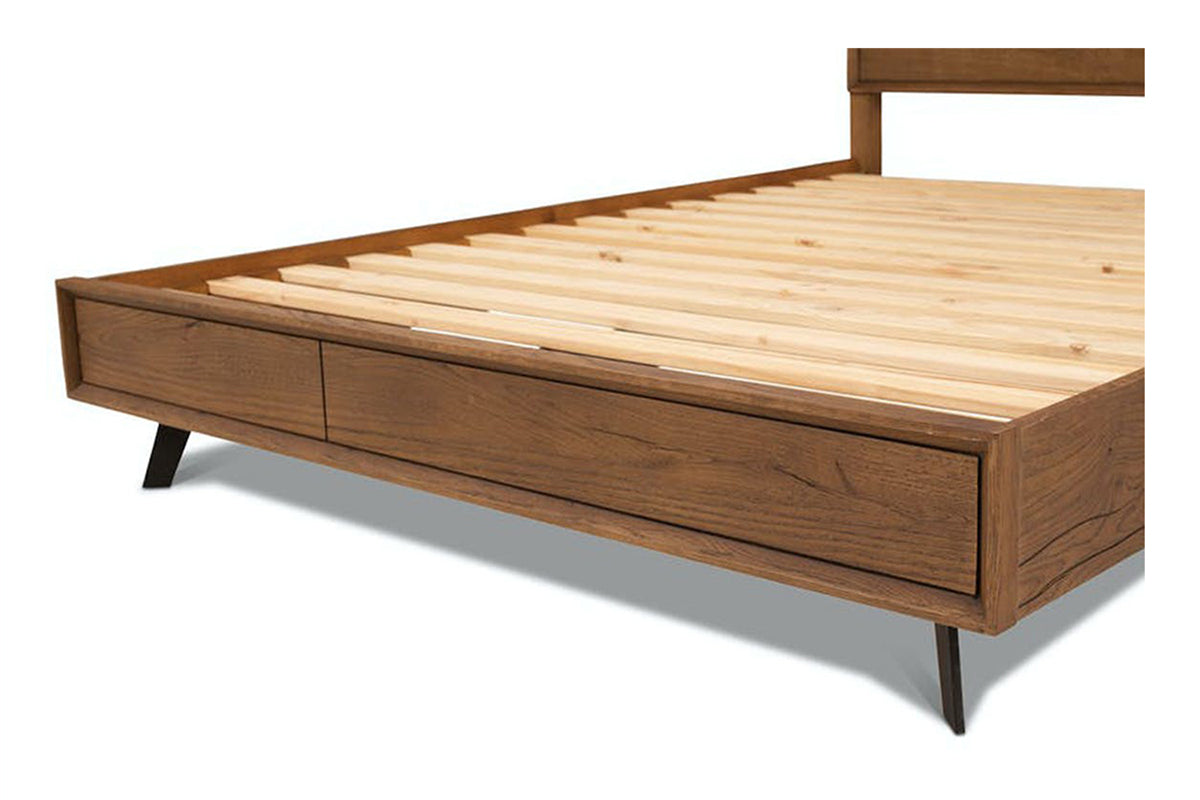 Hamilton Bed Frame | Double | 4ft6 | Aged Oak