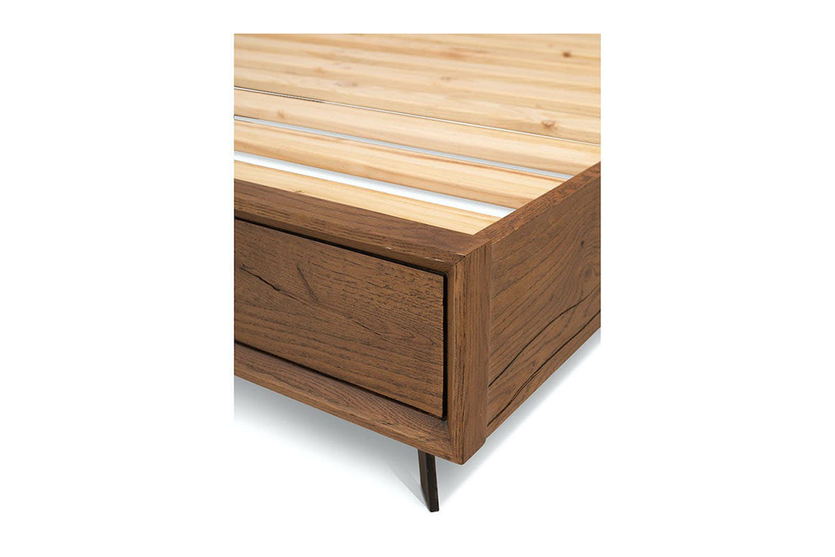 Hamilton Bed Frame | Double | 4ft6 | Aged Oak