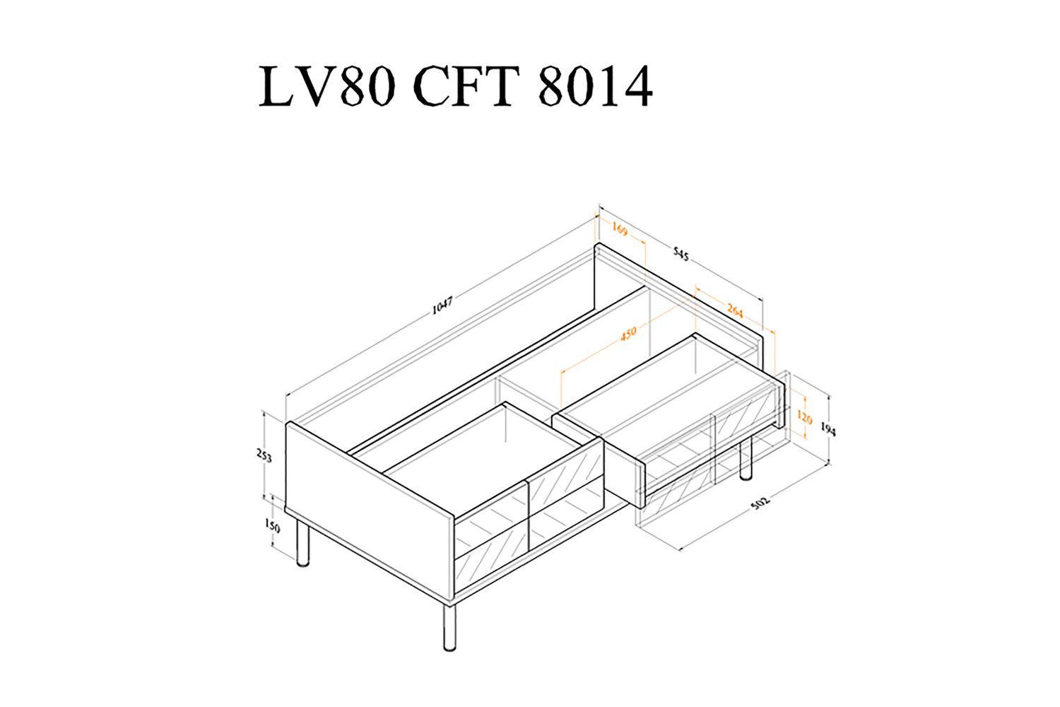 Kudl - LV80CFT8014 - 3
