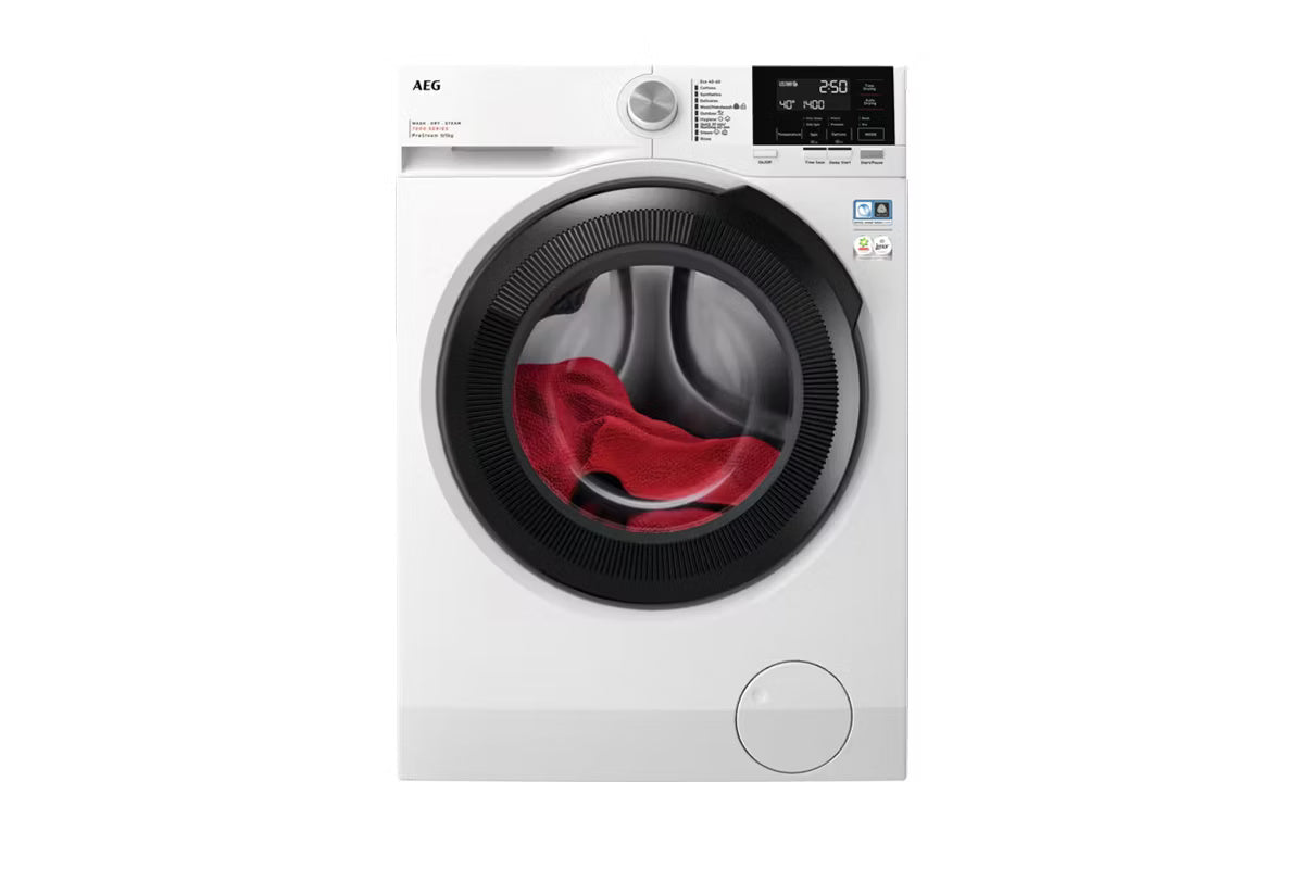 AEG 7000 ProSteam Condenser 9kg Washer / 5kg Dryer Freestanding Washer Dryer | LWR7195M4B | White