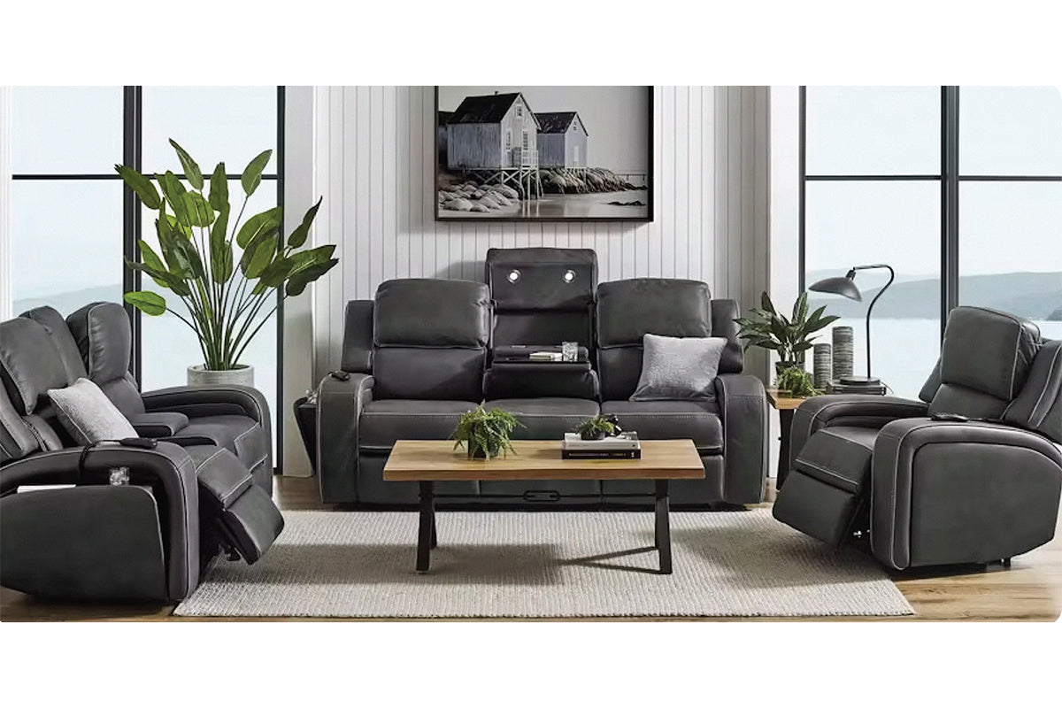 Shobi Armchair | Power Recliner | Heated & Massage Seat | Fabric