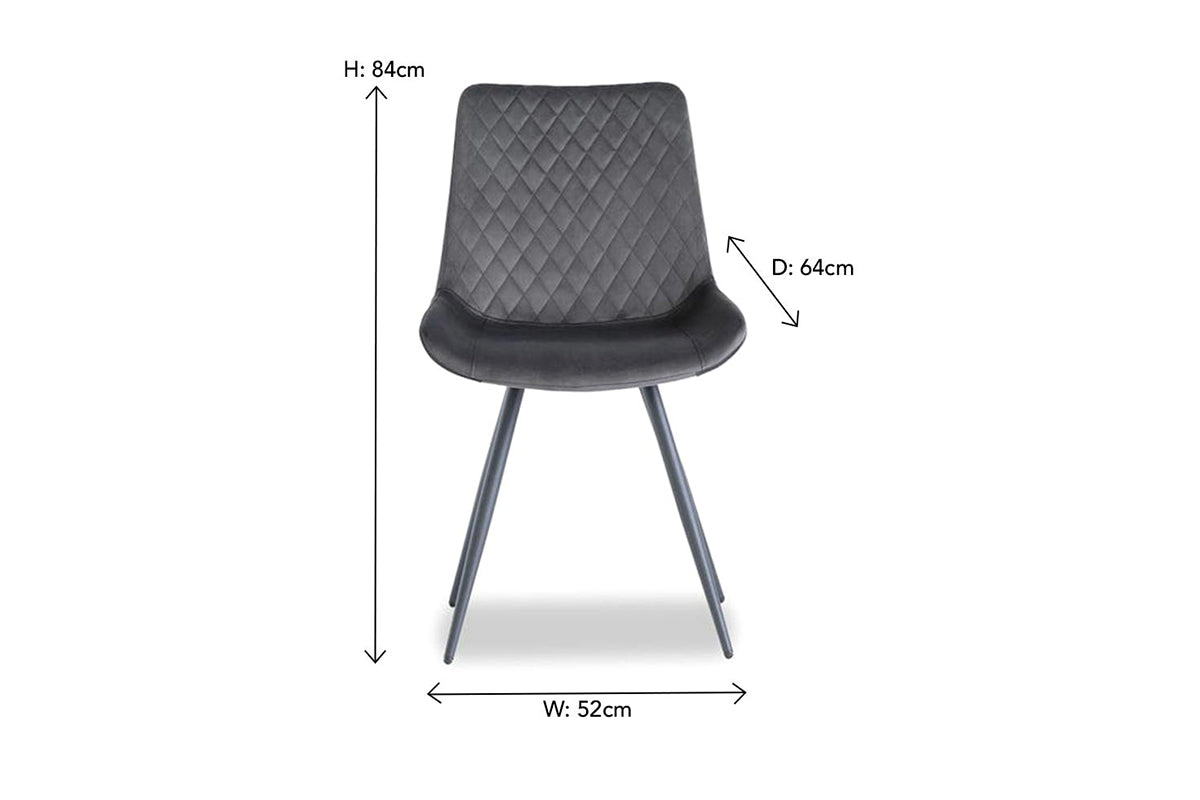 Lynn Dining Chair | Velvet | Colour Options