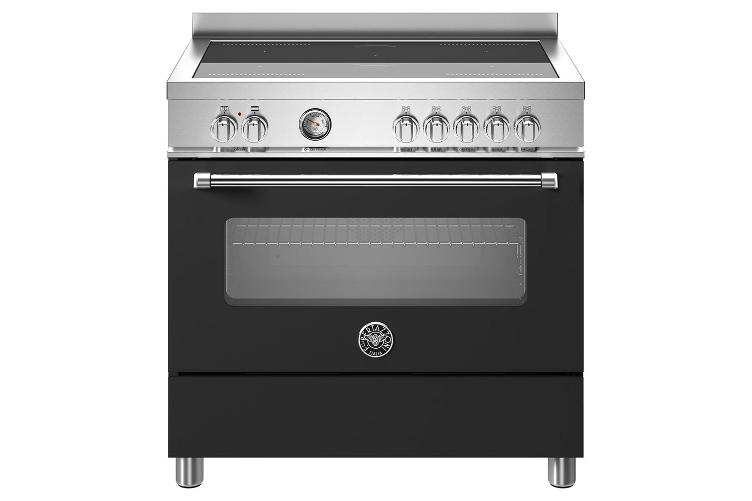 Bertazzoni 90cm Master Series Freestanding Electric Range Cooker | MAS95I1ENEC | Black Matt