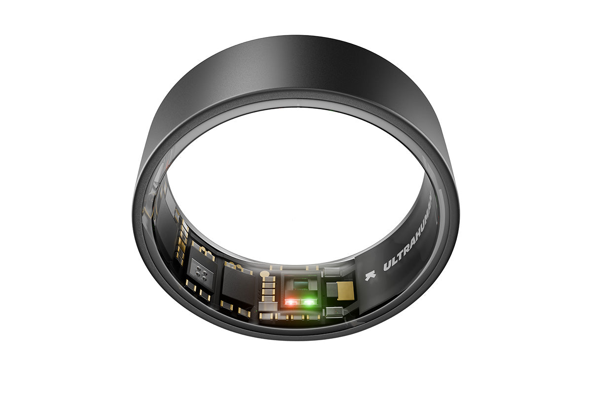 ULTRAHUMAN Ring AIR – Sleep and Fitness Tracker | Size 8 | Matte Grey