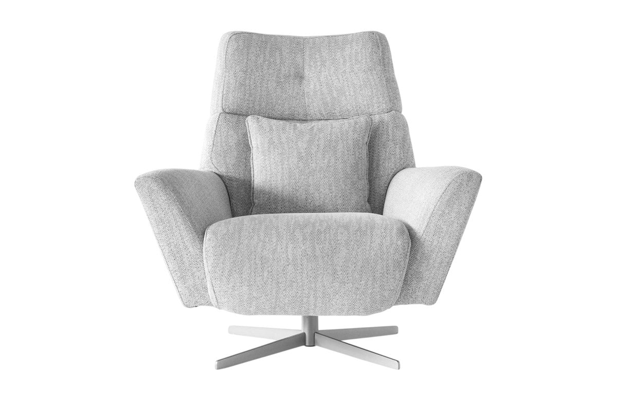 Miami Swivel Accent Chair | Fabric | Marble