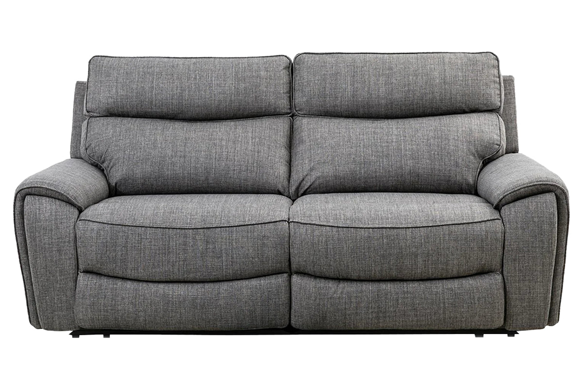 Mila 2 Seater Sofa | Power Recliner | Fabric | Grey