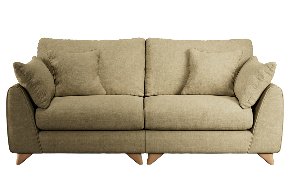 Sarah Flexi 3 Seater Sofa | Split | Fabric | Olive