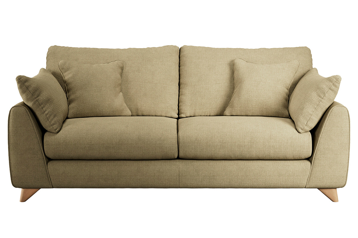 Sarah Flexi 3 Seater Sofa | Fabric | Olive