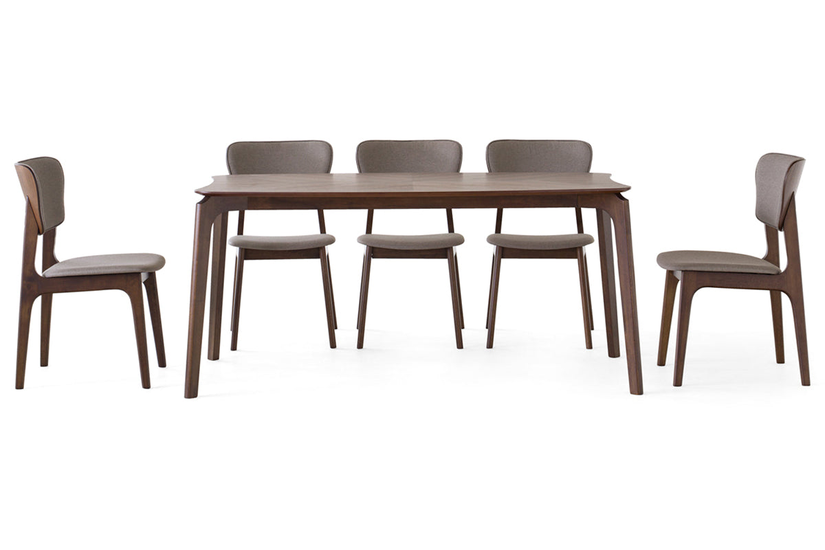 Bramble Dining Set | Table & 6 Chairs | Walnut