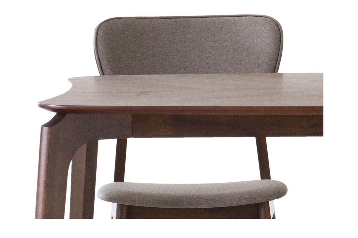 Bramble Dining Set | Table & 6 Chairs | Walnut