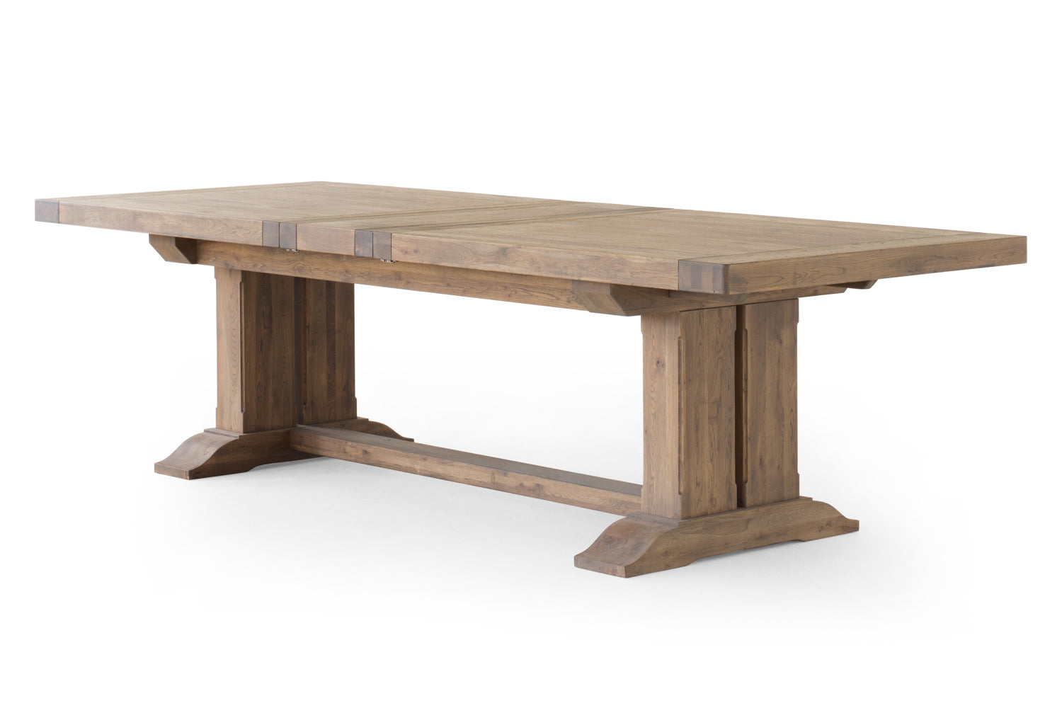 Monastery Rectangular Extending Dining Table | 250 - 330 cm | Brown