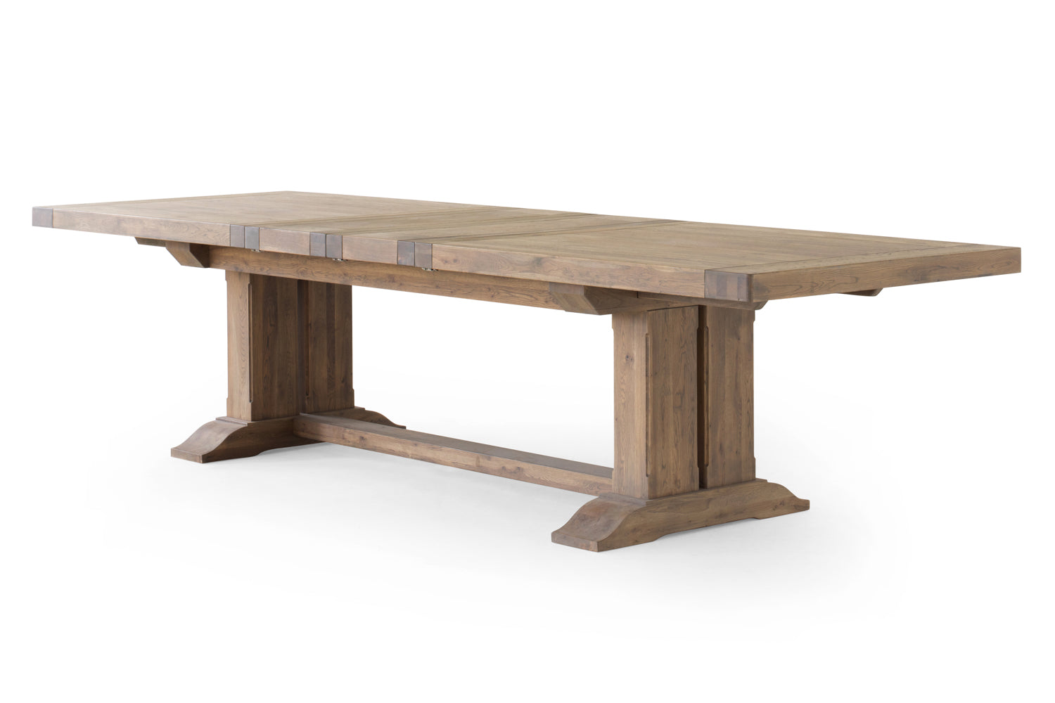 Monastery Rectangular Extending Dining Table | 250 - 330 cm | Brown