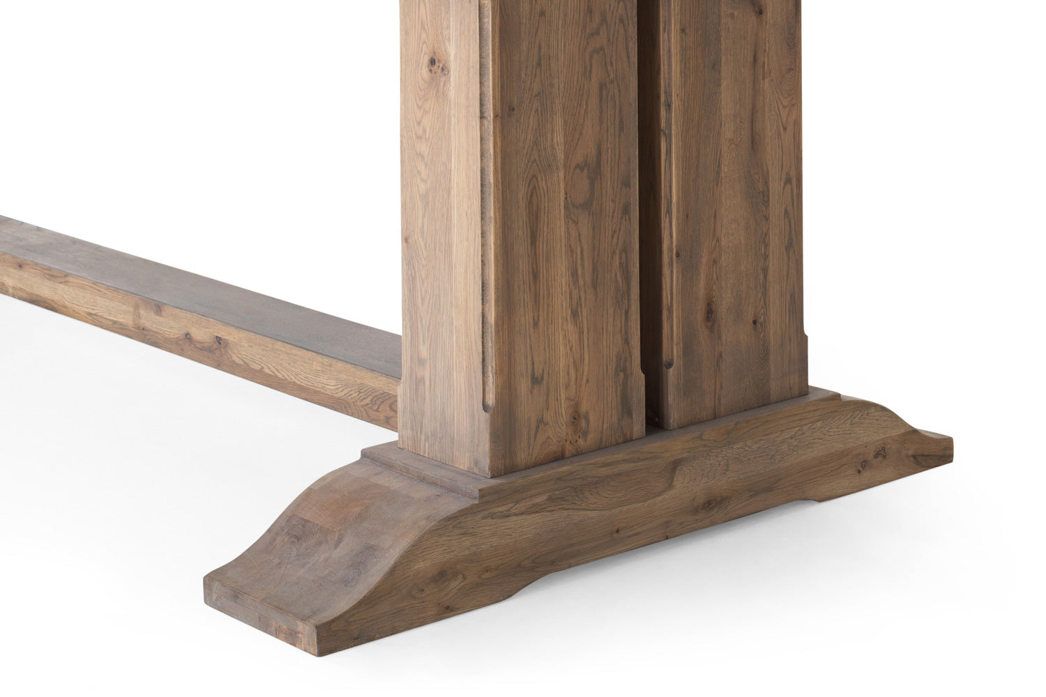Monastery Rectangular Extending Dining Table | 250 - 330 cm | Brown