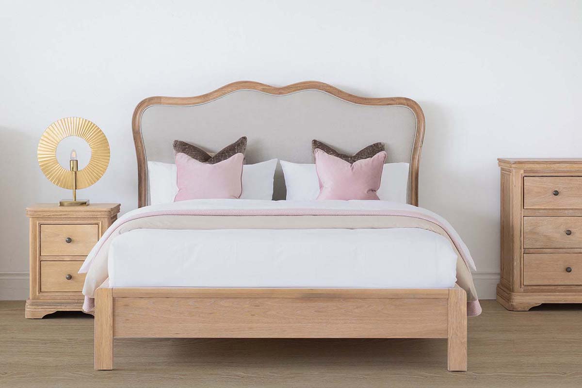 Montreal Bed Frame | King | 5ft | Natural