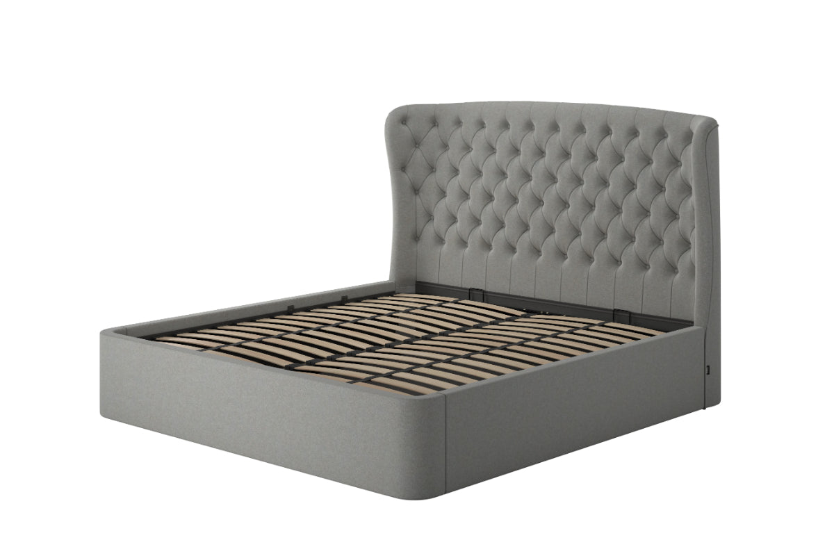 Tempur | Holcot Ottoman Bed Frame | Super King | 6ft | Mercury