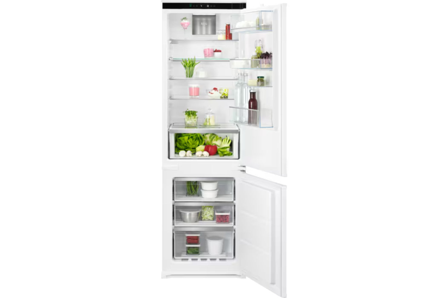 AEG Series 7000 Built-in Fridge Freezer | NSC7G181DS