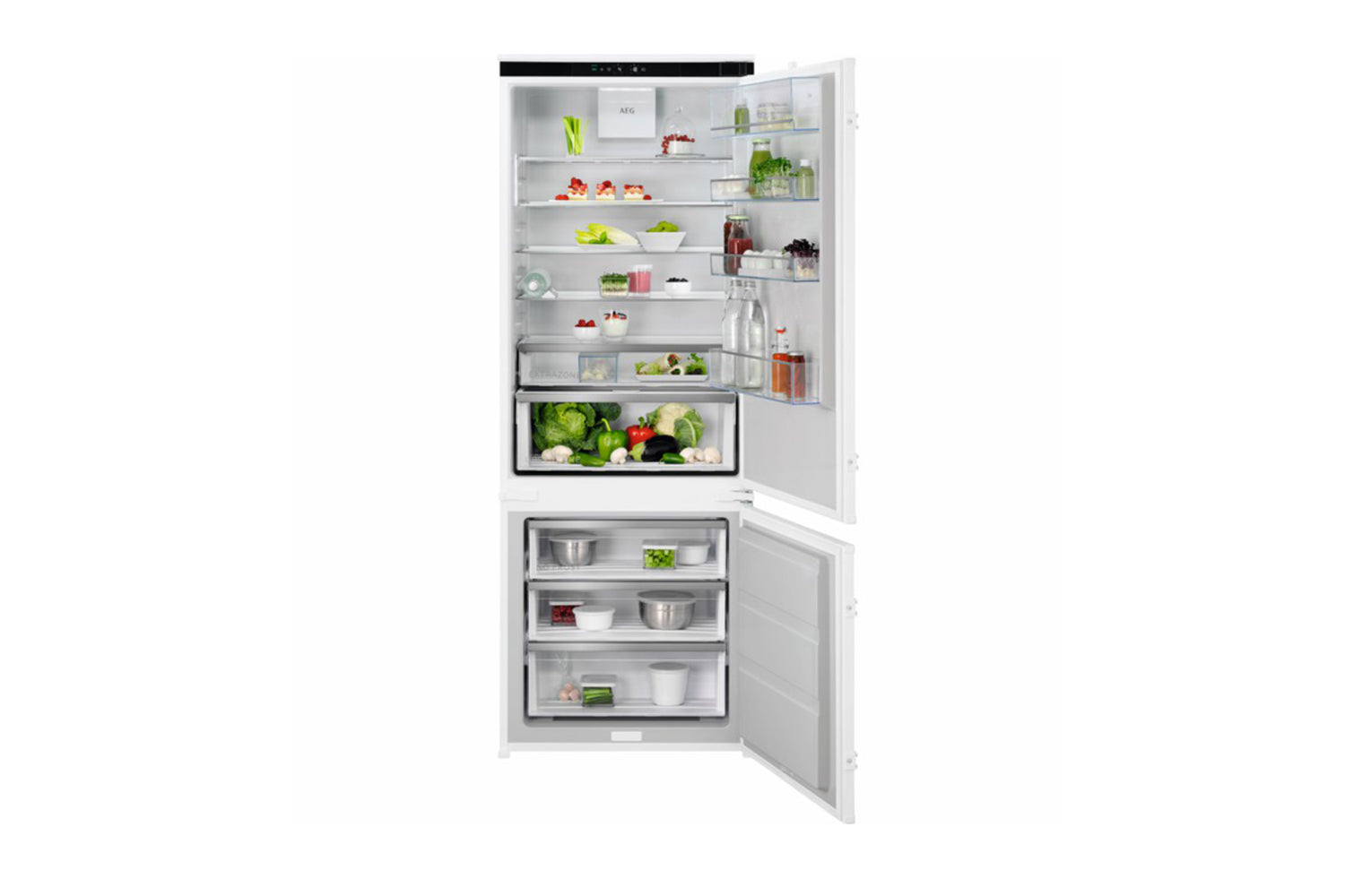 AEG 7000 Series Built-in Fridge Freezer | NSC7G752ES | White