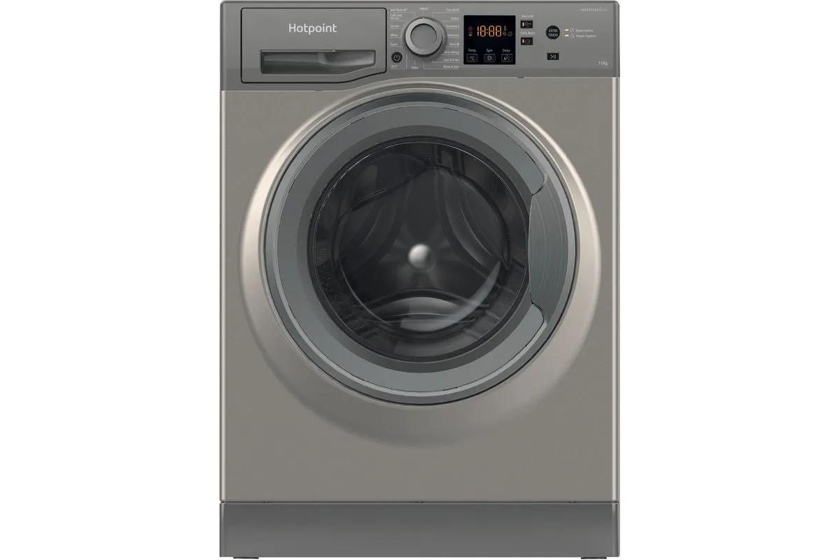 Hotpoint 11kg Freestanding Washing Machine | NSWM1146GGUK | Graphite
