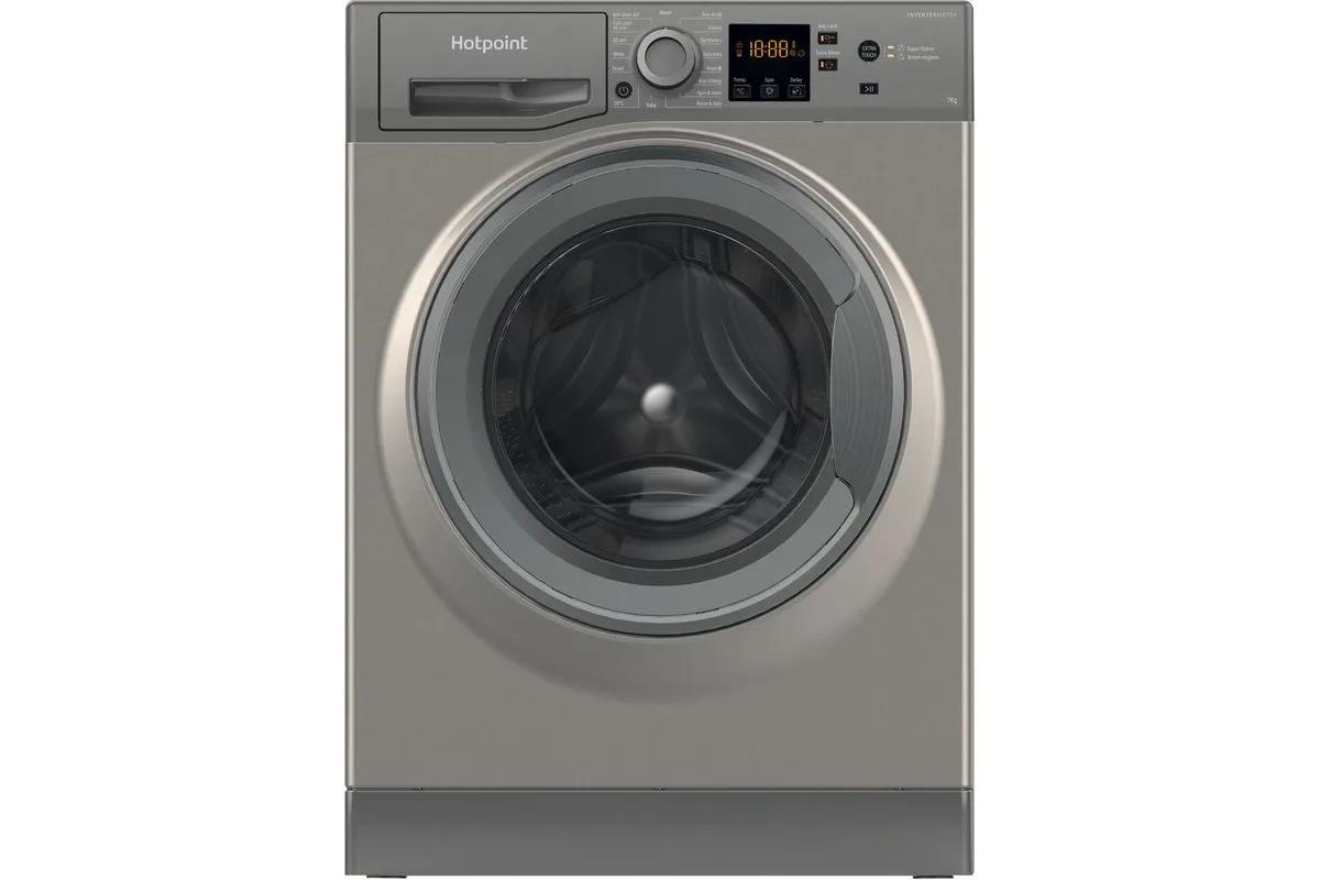 Hotpoint 7kg Freestanding Washing Machine | NSWR7469GKUK | Graphite