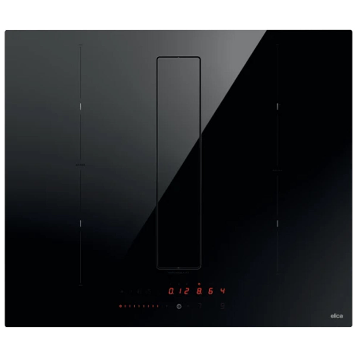 Elica NikolaTesla Fit 60cm 4 Zones Induction Hob | NTFITRECBACK60 | Black