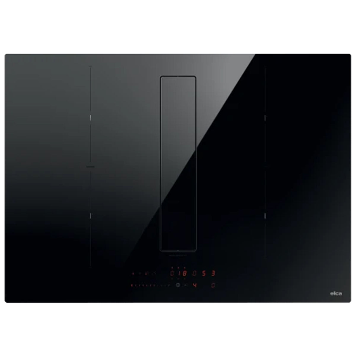 Elica NikolaTesla Fit 72cm 4 Zones Induction Hob | NTFITRECBACK72 | Black