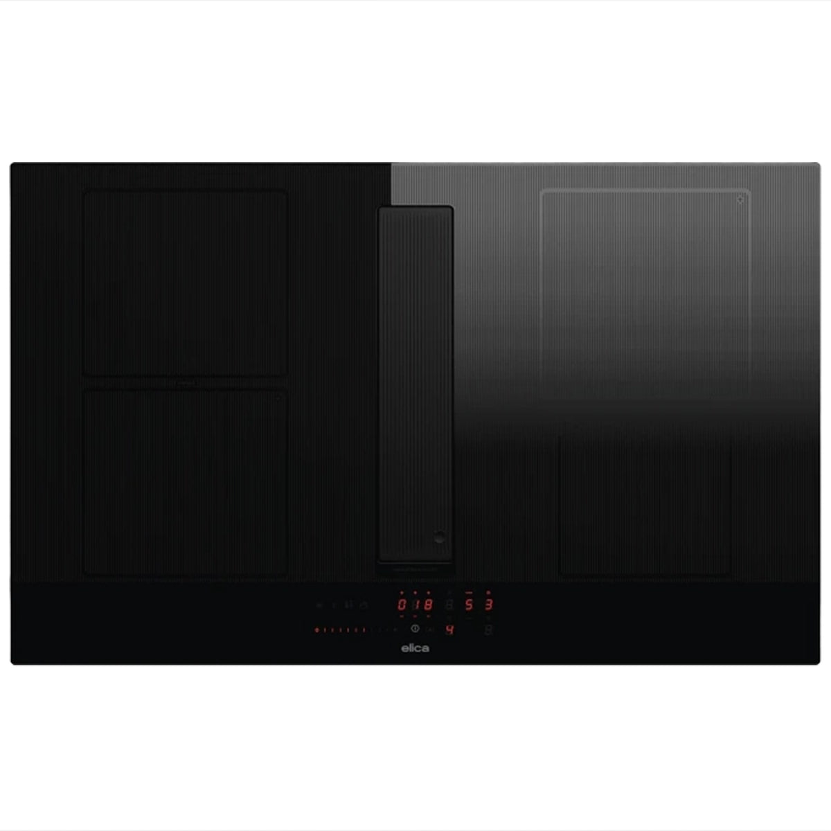 Elica NikolaTesla Velvet 83cm 4 Zones Induction Hob | NTVELVETRECBA83 | Black