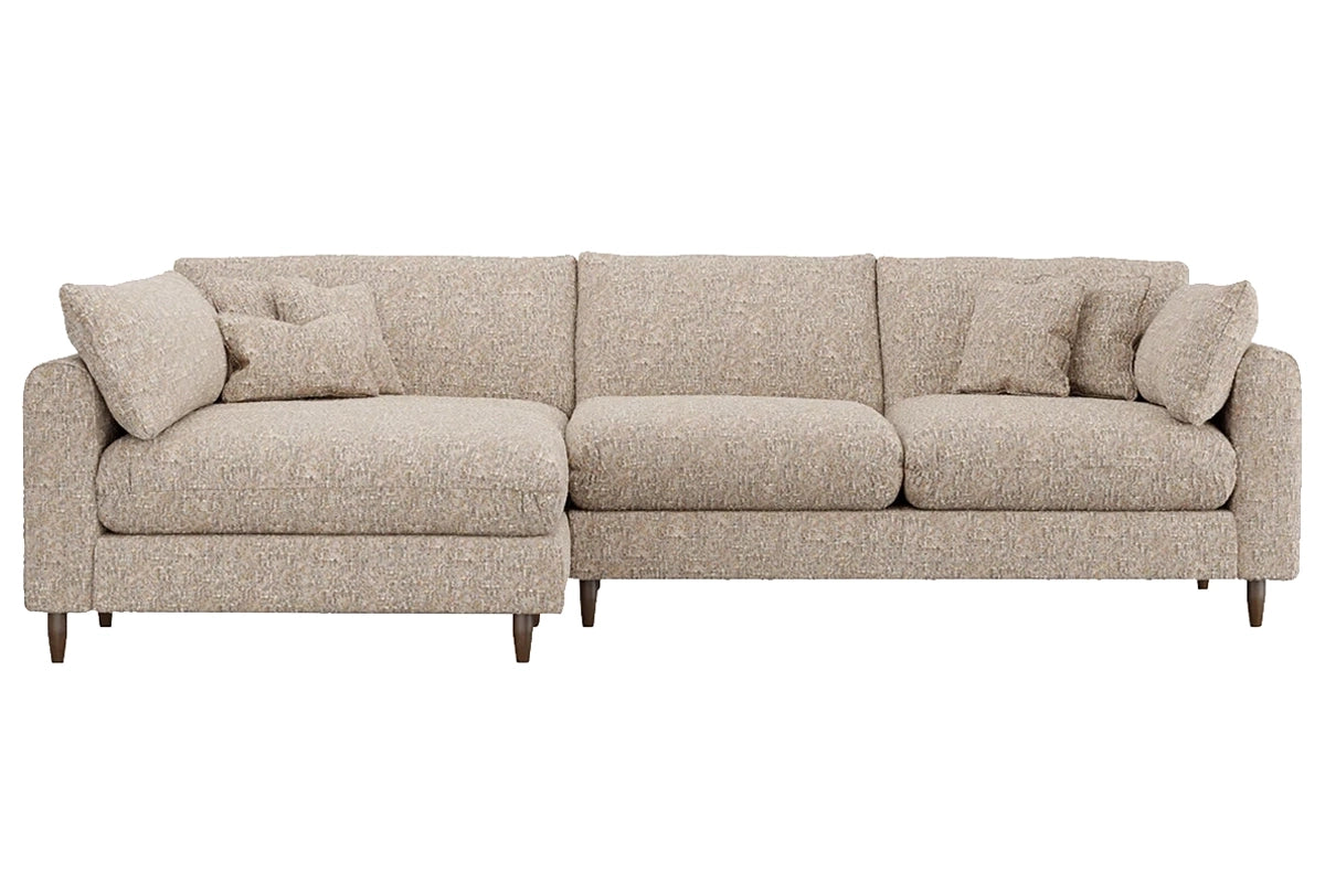 Olivia 4 Seater Sofa | Chaise | Fabric | Odyssey Chamois