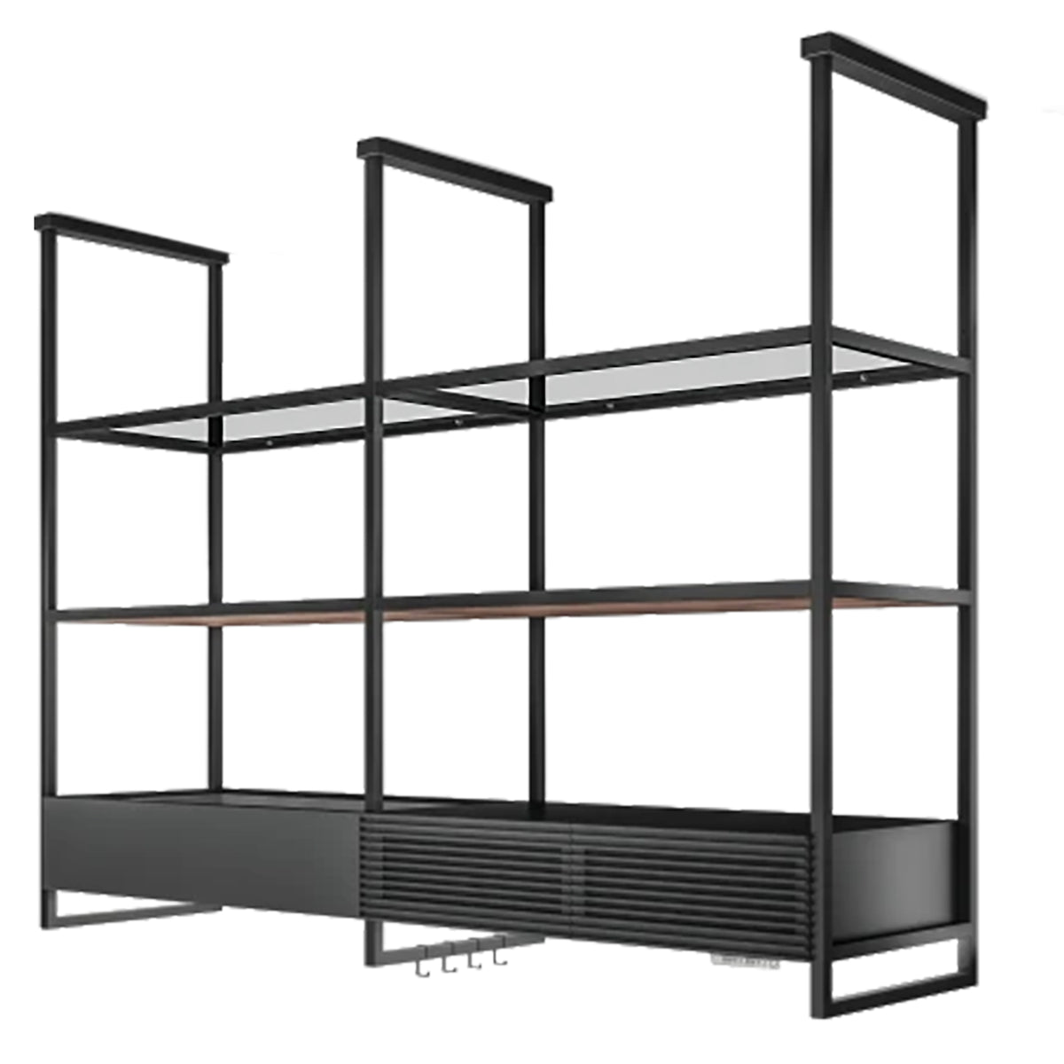 Elica 160cm Open Suite Superior Island Cooker Hood | OPENSUITEISL160 | Black Matte