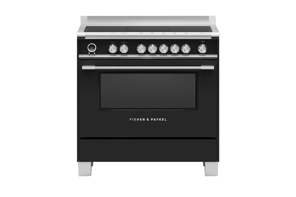 Fisher & Paykel Series 9 Classic 90cm Electric Range Cooker | OR90SCI6B1 | Black